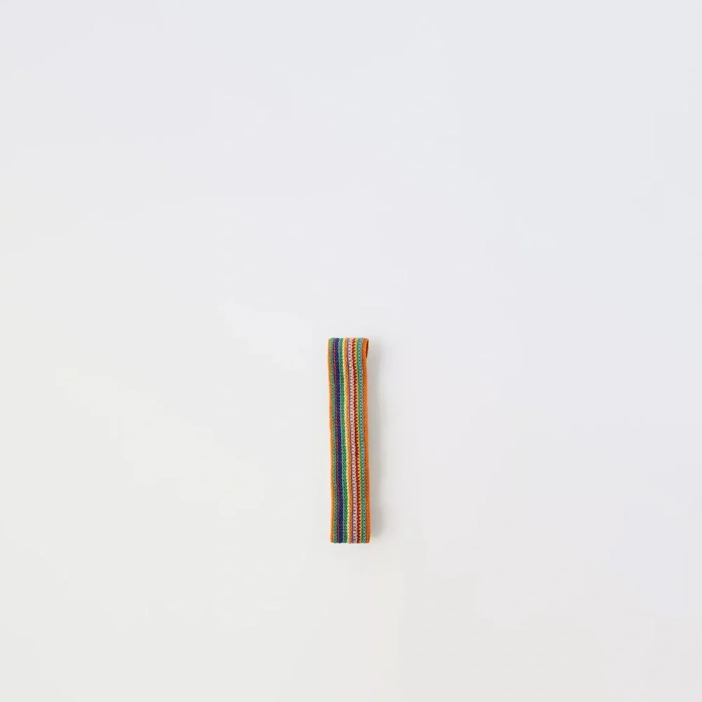 Zara Multicolor Crocheted Striped Headband- NWT